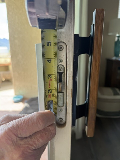 Sliding door latch 1